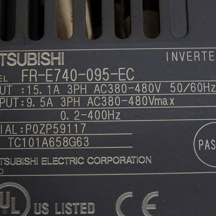 Mitsubishi Inverter  FR-E740-095-EC 3.7kW