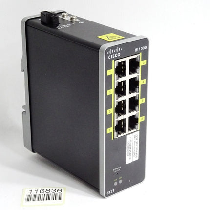 CISCO IE1000 IE-1000-6T2T-LM Industrial Ethernet Switch / Neuwertig