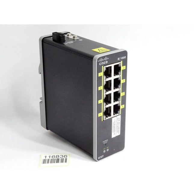 CISCO IE1000 IE-1000-6T2T-LM Industrial Ethernet Switch / Neuwertig