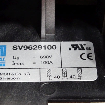 Rittal SV9629100 Sammelschienenadapter für NH-Sicherungslasttrenner 100A 690V