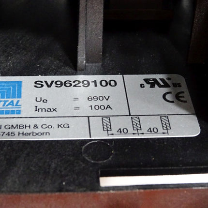 Rittal SV9629100 Sammelschienenadapter für NH-Sicherungslasttrenner 100A 690V