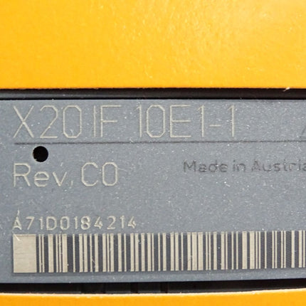 B&R X20IF10E1-1 X20 IF 10E1-1 Rev.C0 Schnittstellenmodul / Neu OVP - Maranos.de