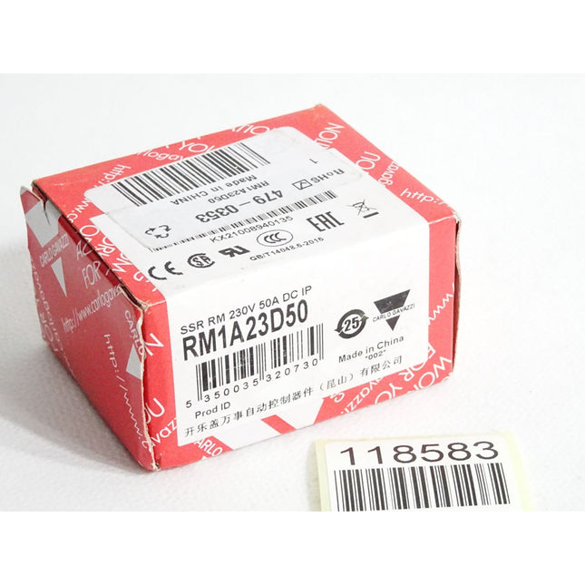 Carlo Gavazzi Halbleiterrelais RM1A23D50 / Neu OVP - Maranos.de