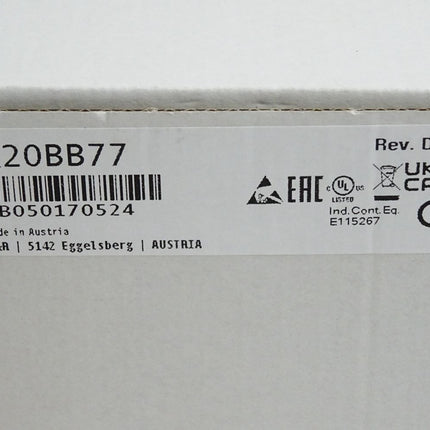 B&R X20BB77 X20 BB 77 Rev.D0 Busmodul / Neu OVP - Maranos.de