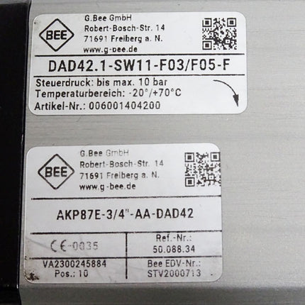 Bee Kugelhahn DAD42.1-SW11-F03/F05-F AKP87E-3/4"-AA-DAD42 / Unbenutzt - Maranos.de