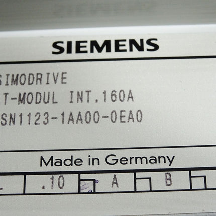 Siemens Simodrive LT-Modul INT.160A 6SN1123-1AA00-0EA0 Version A