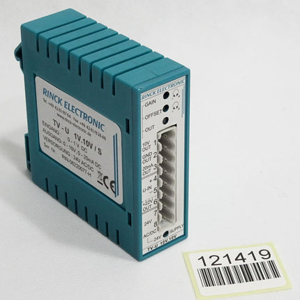 Rinck electronic Trennverstärker TV-U 1V.10V/S