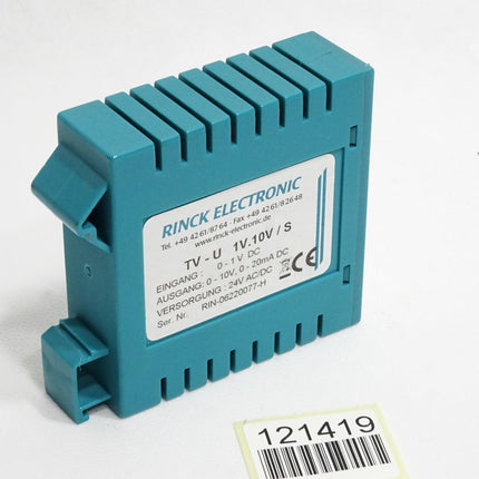 Rinck electronic Trennverstärker TV-U 1V.10V/S