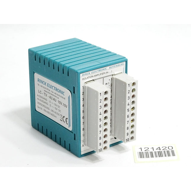 Rinck electronic Vier Kanal Trennverstärker LC-TV-4U.4U 10V.10V