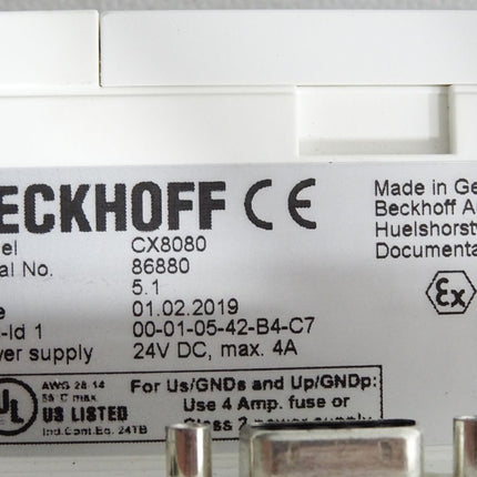 Beckhoff CX8080 Embedded PC mit SD Karte und Windows Lizenz - Maranos.de