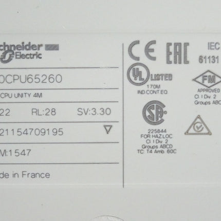 Schneider Electric 140CPU65260 Unity-Prozessor - Maranos.de