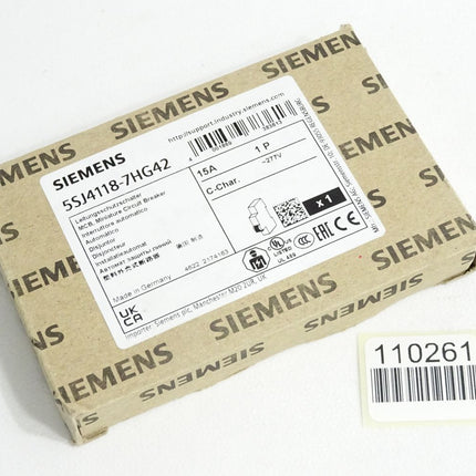 Siemens Leitungsschutschalter 5SJ4118-7HG42 / Neu OVP - Maranos.de