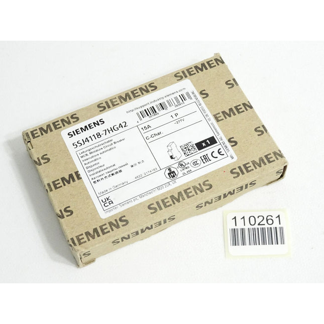 Siemens Leitungsschutschalter 5SJ4118-7HG42 / Neu OVP - Maranos.de