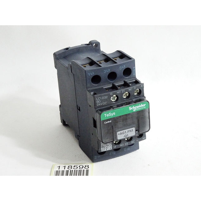 Schneider Electric TeSys Leistungsschütz LC1D32BD 24VDC + LAD4TBDL