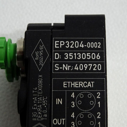 Beckhoff EP3204-0002 EtherCAT Box 4-Kanal-Analog-Eingang - Maranos.de