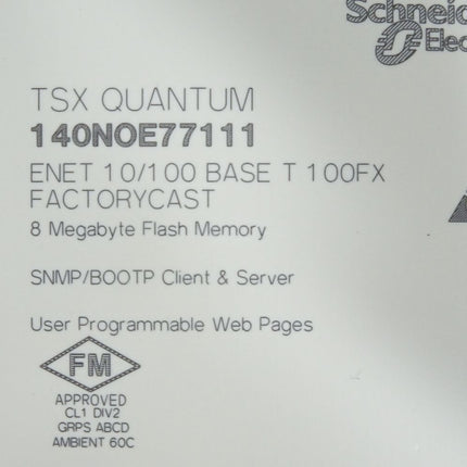 Schneider Electric 140NOE77111 Kommunikationsmodule Ethernet