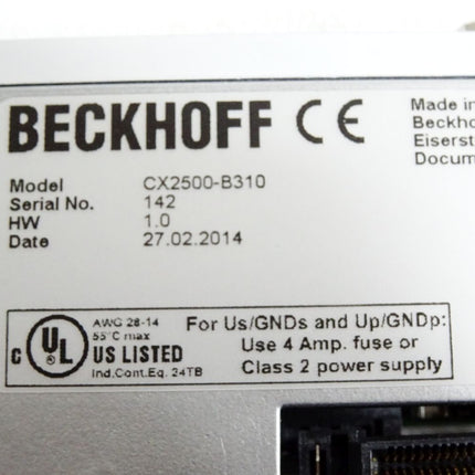 Beckhoff CX2500-B310 Feldbusslave-Modul PROFIBUS / Neu OVP - Maranos.de
