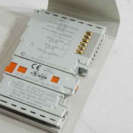 Beckhoff EL1502 0000 2-Kanal-Digital-Eingang Zähler / Neu OVP