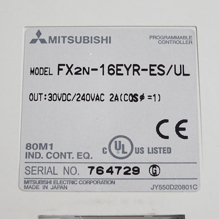 Mitsubishi Programmable Controller FX2N-16EYR-ES/UL Modulares Erweiterungsgerät - Maranos.de