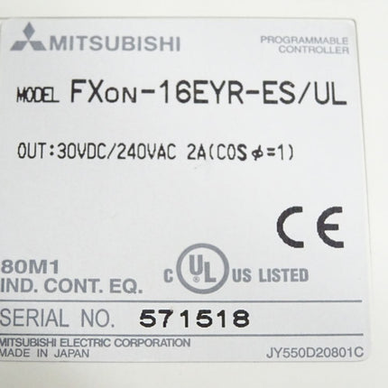 Mitsubishi Programmable Controller FX0N-16EYR-ES/UL Digitales E/A-Modul - Maranos.de