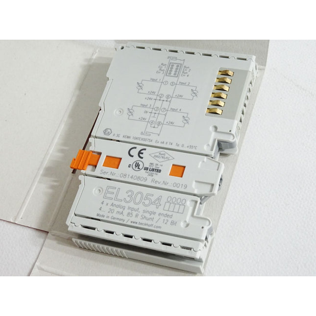 Beckhoff EL3204 | EtherCAT Klemme 4 Kanal Analog Eingang Temperatur RTD (Pt100) 16 Bit EL3204 | SPS Digitales Ein /Ausgangs Modul | Programmierbare Steuerungen | Steuern & Regeln | SCHÄCKE Beckhoff EL3204 | EtherCAT Klemme 4 Kanal Analog Eingang Temperatur RTD (Pt100) 16 Bit EL3204 | SPS Digitales Ein /Ausgangs Modul | Programmierbare Steuerungen | Steuern & Regeln | SCHÄCKE