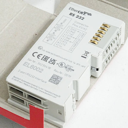 Beckhoff EL6002 Rev.0019 serielle Schnittstelle / Neu OVP - Maranos.de