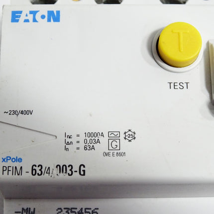 Eaton PFIM-63/4/003-G-MW 235456 Fehlerstromschutzschalter 63A 4p 30mA - Maranos.de