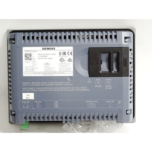 Siemens TP700 Comfort Panel 6AV2124-0GC01-0AX0 6AV2 124-0GC01-0AX0 - Maranos.de