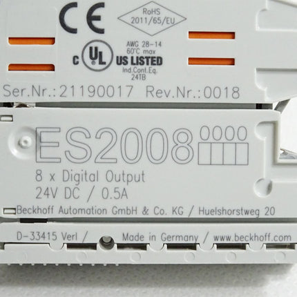 Beckhoff ES2008 0000 digitale Ausgangsklemme - Maranos.de