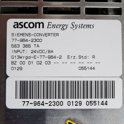 Siemens Sinumerik 840D Flachbedientafel 6FC5203-0AB20-1AA0 Converter 77-964-2300