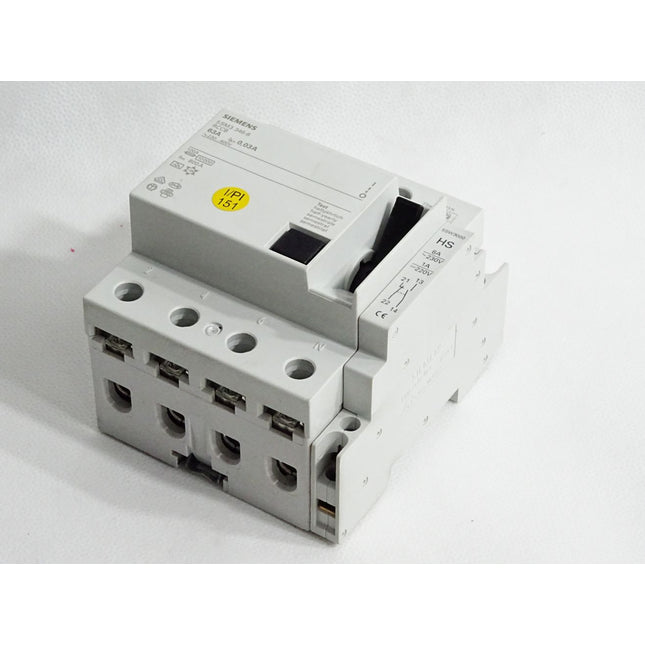 Siemens FI-Schutzschalter 5SM3346-6 RCCB 63A