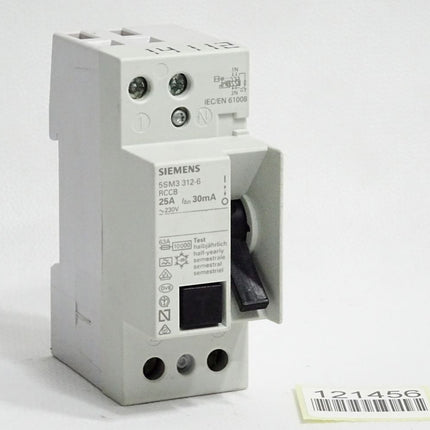 Siemens FI-Schutzschalter 5SM3312-6 RCCB 25A