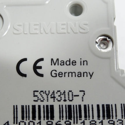 Siemens Leitungsschutzschalter 5SY43 MCB C10 5SY4310-7