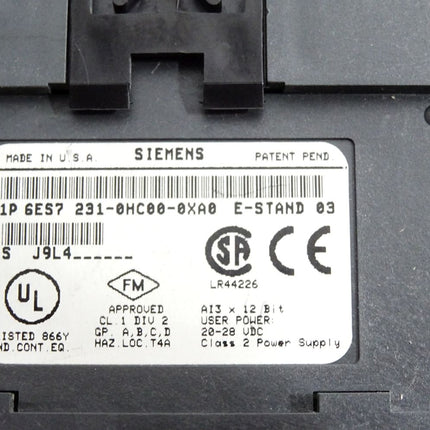Siemens S7-200 EM231 6ES7231-0HC00-0XA0 6ES7 231-0HC00-0XA0 - Maranos.de