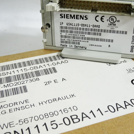 Simodrive Regelungseinschub 6SN1115-0BA11-0AA0 / Neu OVP