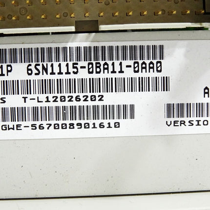 Siemens Simodrive 611D Regelungseinschub 6SN1115-0BA11-0AA0 / Top Zustand