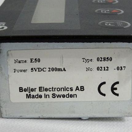 Beijer Electronics Mitsubishi E50 02850 Bediengerät Panel