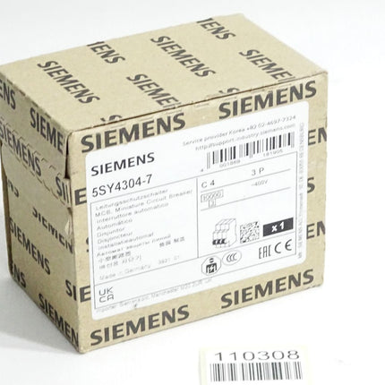 Siemens Leitungsschutzschalter 5SY4304-7 / Neu OVP - Maranos.de