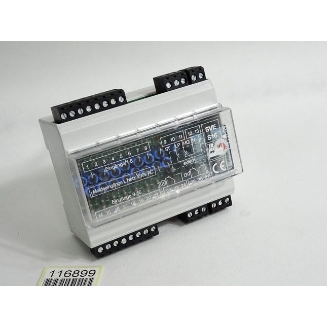 UNITRO Störmeldesysteme SVE-S16 230/230VAC 100025 Grundmodul / Neuwertig