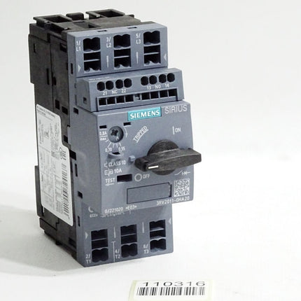 Siemens Leistungsschalter 3RV2011-0HA20 / unbenutzt - Maranos.de