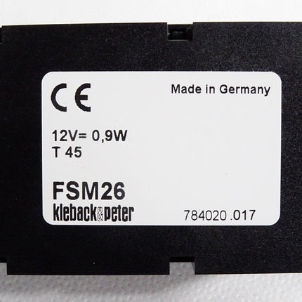 Kieback & Peter Regler FSM26 12V 0.9W / Neu OVP