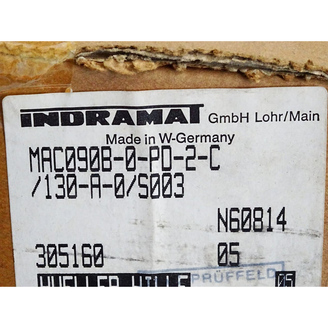 Indramat Permanentmagnet Drehstromservomotor MAC090B-0-PD-2-C/130-A-0/S003 / Neu