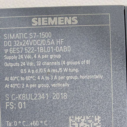 Siemens S7-1500 DQ 6ES7522-1BL01-0AB0 6ES7 522-1BL01-0AB0 - Maranos.de