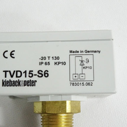 Kieback & Peter TVD15-S6 Tauchtemperatur-Messwertgeber / Neu OVP