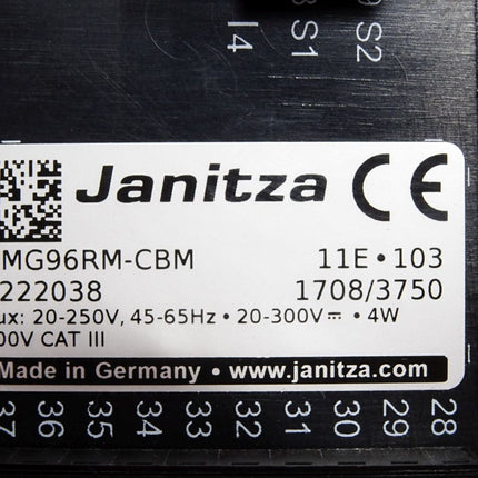 Janitza UMG 96 RM Power Analyzer UMG96RM-CBM 5222038 - Maranos.de