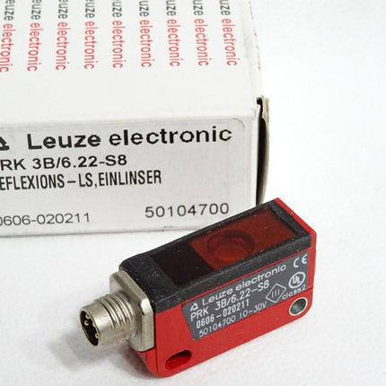 Leuze electronic Reflex-Lichtschranke PRK 3B/6.22-S8 50104700 / Neu OVP - Maranos.de