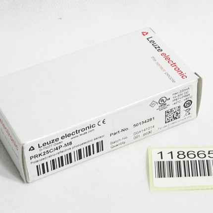 Leuze electronic Reflex-Lichtschranke PRK 25C/4P-M8 50134281 / Neu OVP - Maranos.de