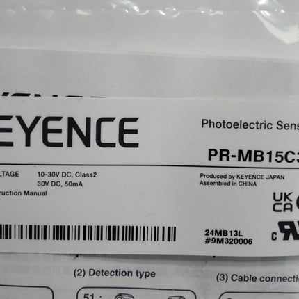 Keyence PR-MB15C3PL Mini-slim Reflective / Neu OVP - Maranos.de