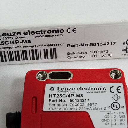 Leuze electronic Reflex-Lichtschranke HT25C/4P-M8 50134217 / Neu OVP - Maranos.de