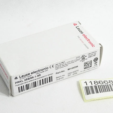 Leuze electronic Reflex-Lichtschranke PRKL 25B/66.1-S8 50104234 / Neu OVP - Maranos.de